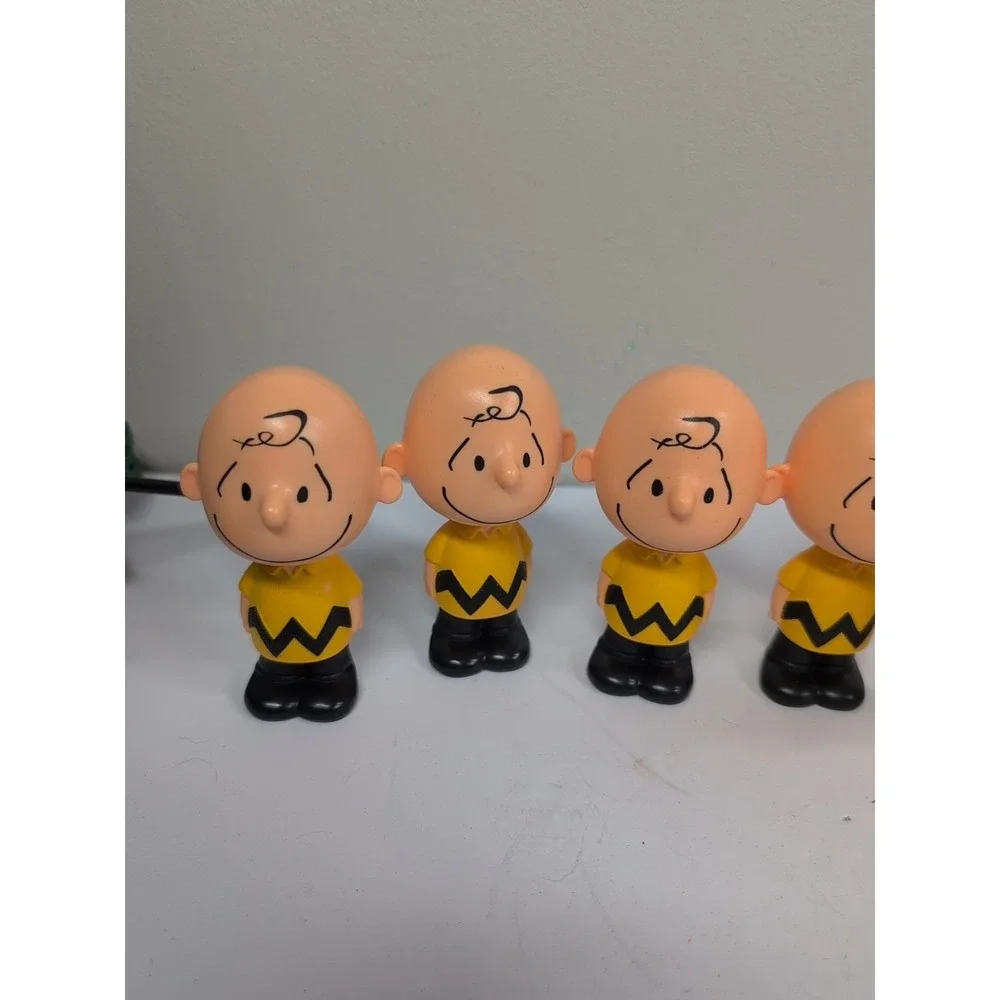 5 Charlie Brown Peanuts Movie Figure McDonalds Happy Meal Toy 2015 No Sound 4 In